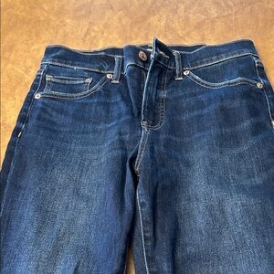 Express Dark Blue Women's Straight Leg Jeans